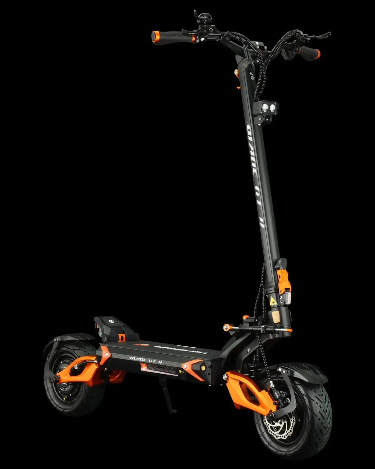 Teverun Blade GT II siyah stüdyo fonunda